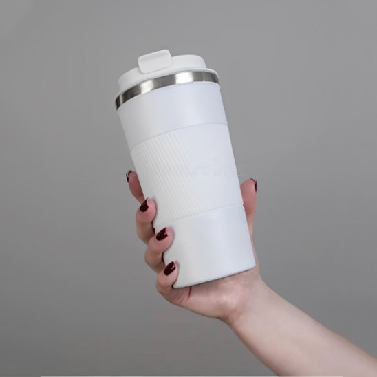 Gourde isotherme blanche