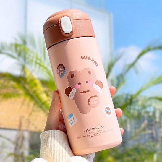 Gourde isotherme enfant brune