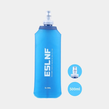 gourde souple bleue foncé 500 ml