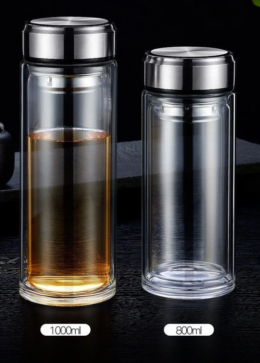 gourde verre 1000ml et 800ml