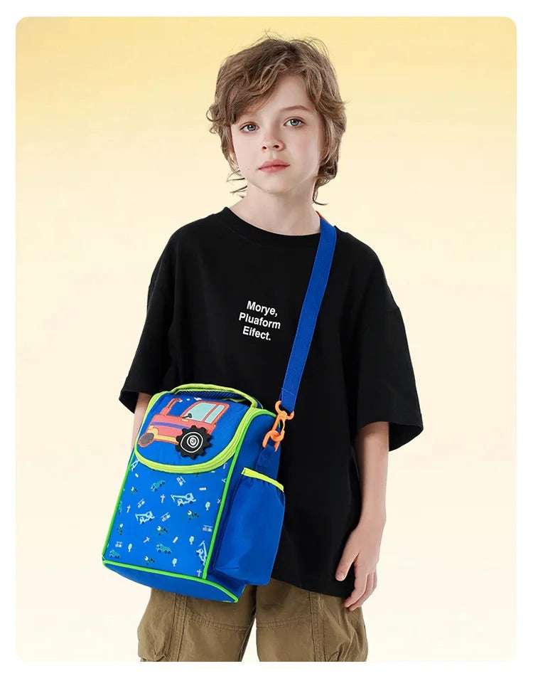 jeune garçon sac isotherme enfant bleu