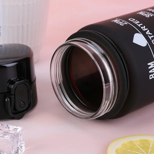 large ouverture gourde noire ÉcoHydrate