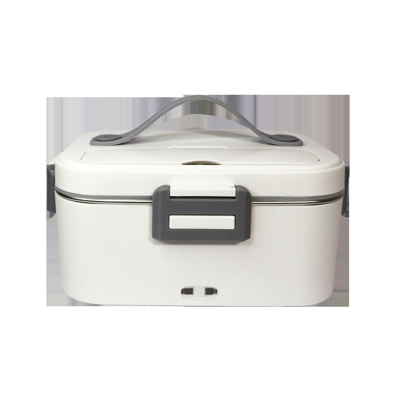Lunch box chauffante blanche avec gris