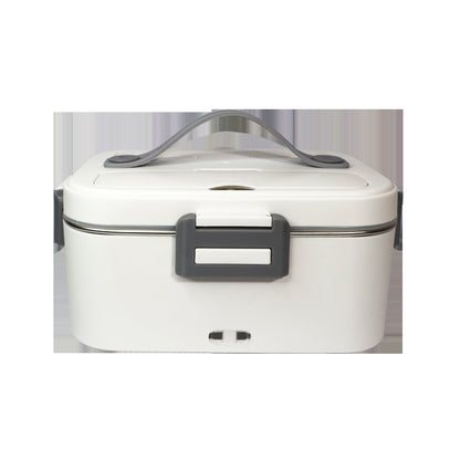 Lunch box chauffante blanche avec gris