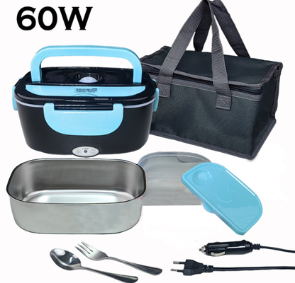 Lunch box chauffante ChoDevant avec touches bleues