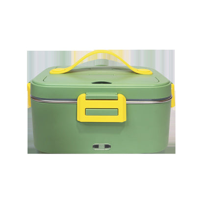 Lunch box chauffante verte et jaune