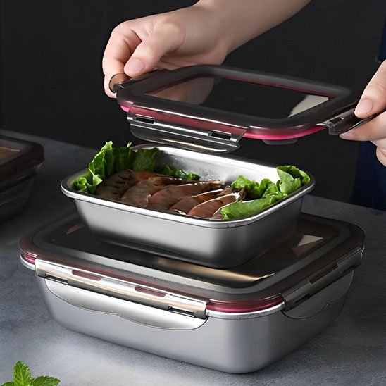 lunch box en deux différents formats pratiques