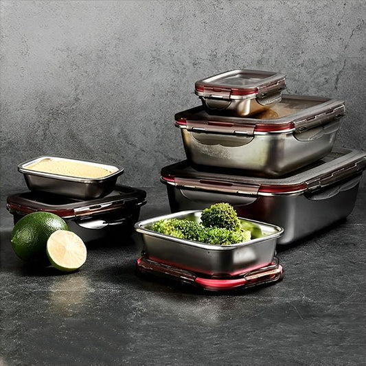 lunch box en différents formats sur table 