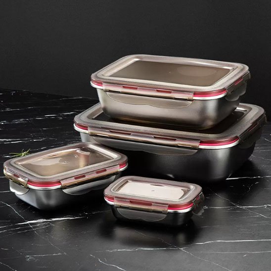 lunch box en quatre différents formats