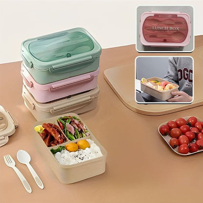 Lunch box en trois différentes teintes pastel