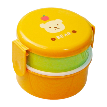 Lunch box enfant jaune ourson