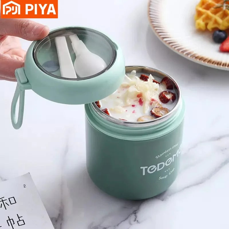 lunch box isotherme chaud ouverte