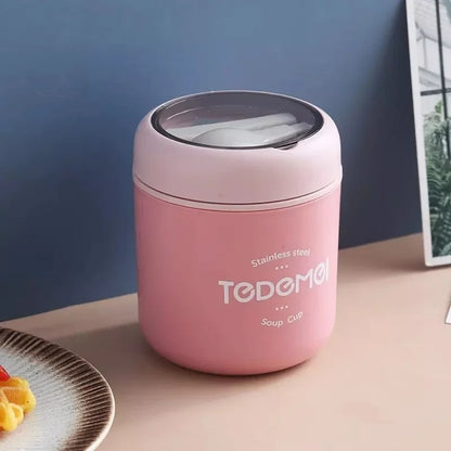 lunch box isotherme chaud rose bureau