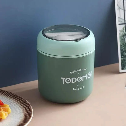 lunch box isotherme chaud verte bureau