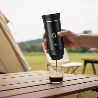 Machine a cafe portable​ fonctionne verticalement 