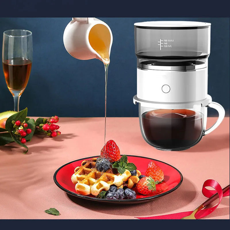 mini machine a cafe portable blanche