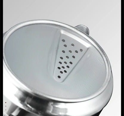percolateur café bec intérieur conception filtre poinçonnage monobloc