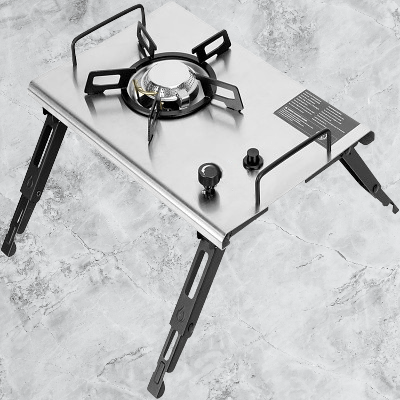 Réchaud à Gaz Camping - CampGasStove™ - Gris - Accrocamping