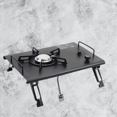 Réchaud à Gaz Camping - CampGasStove™ - Noir - Accrocamping