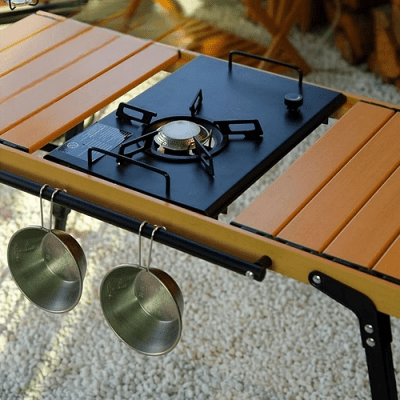 Réchaud à Gaz Camping - CampGasStove™ - Noir - Accrocamping