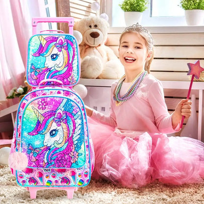 sac a dos enfant isotherme avec fillette