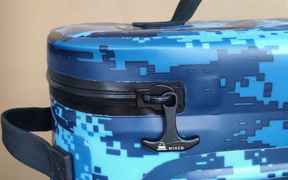 Sac a dos isotherme bleu avec fermeture étanche à l'air