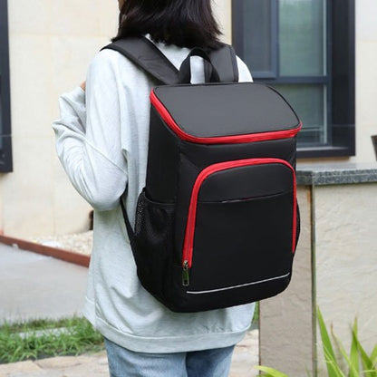 Sac à dos isotherme noir et rouge