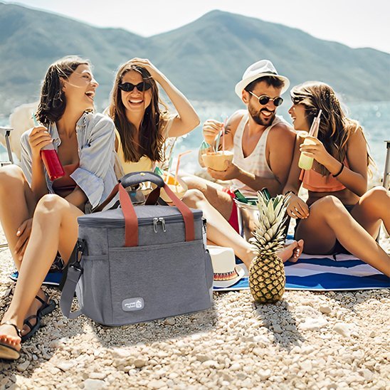 Sac à repas isotherme avec amis montagne