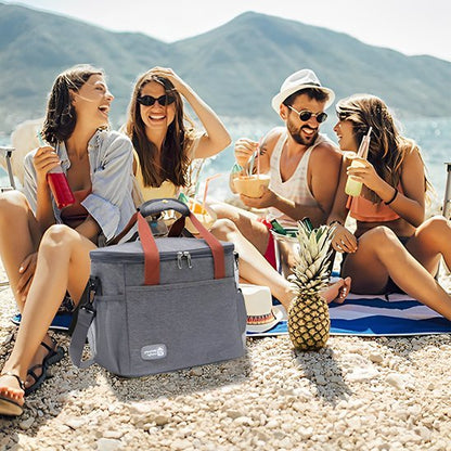 Sac à repas isotherme avec amis montagne