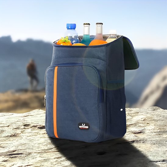 sac isotherme bleu FreshTogo montagne