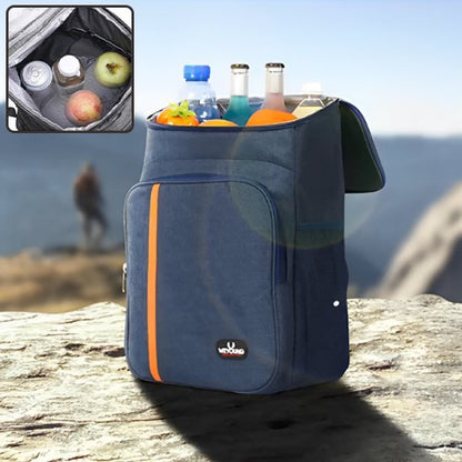 sac isotherme bleu plein air boissons fraîches