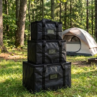 Sac isotherme en trois différentes capacités pour camping