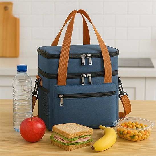 sac isotherme repas avec aliments