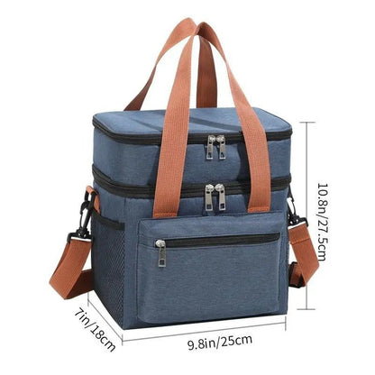 Sac isotherme repas FusionPack bleu