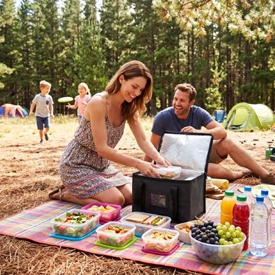 Sac isotherme très grande capacité pique-nique famille camping