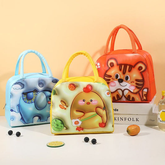 sac lunch box avec animaux rigolos