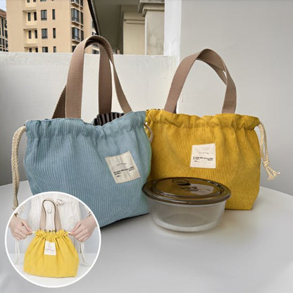 Sac repas isotherme deux options couleur sur table