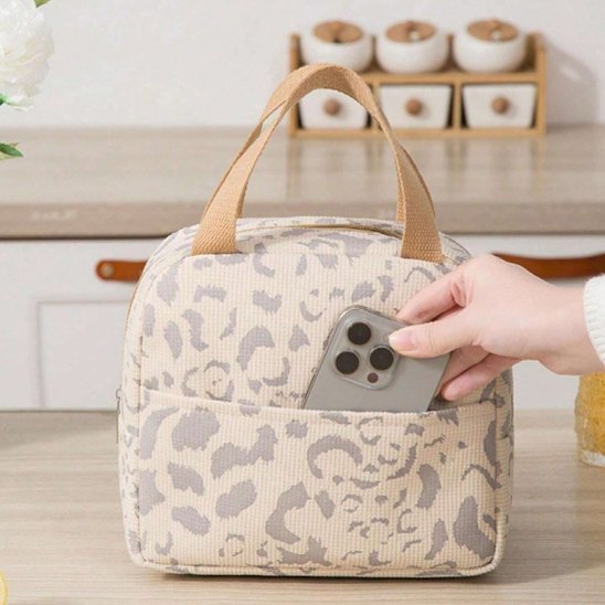 sac repas isotherme femme beige mlletogo