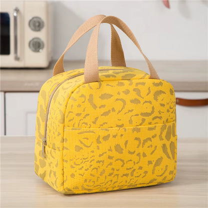 sac repas isotherme femme jaune