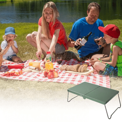 Table Camping - PicnicFold™ - Vert - Accrocamping