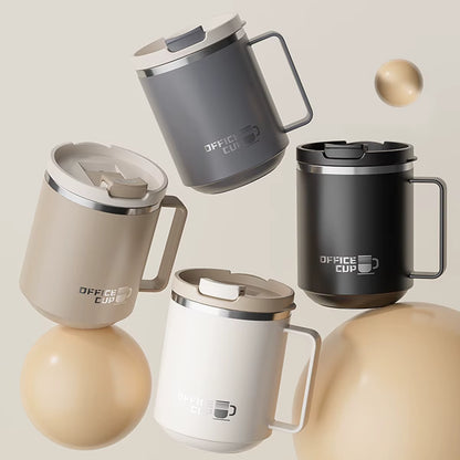 tasse isotherme beige noire kake ou grise