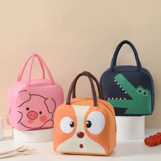 Trois sacs repas isothermes Kawaii